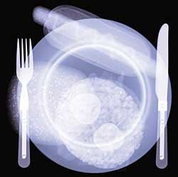xray image of plates